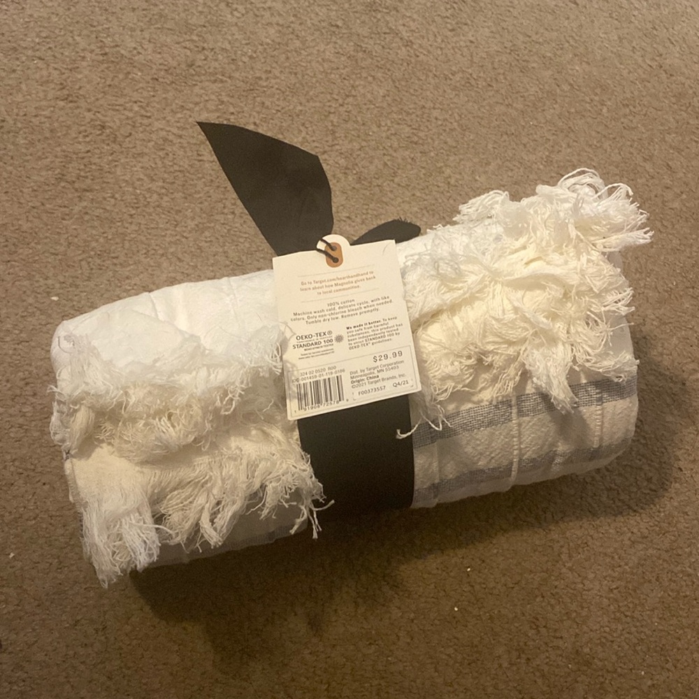 Hearth and Hand with Magnolia throw blanket